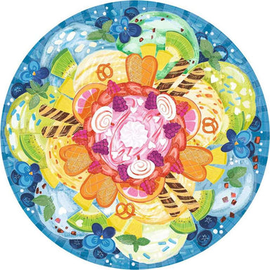 Circle of Colors: Ice Cream (500 pc Round Puzzles)