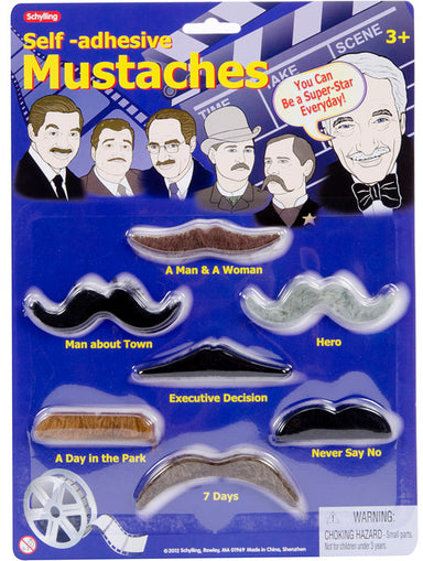 Mustaches  Self Adhesive