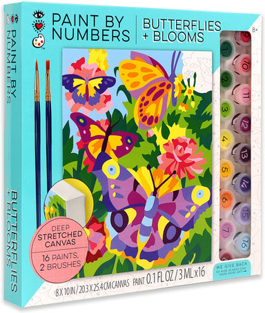 Paint By Numbers - Butterflies + Blooms