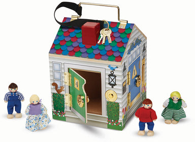 Melissa & Doug Wooden Doorbell House