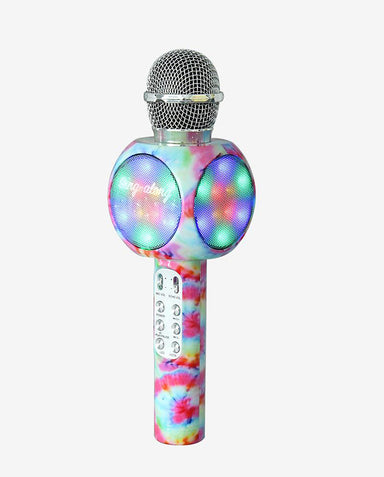 Sing-along Bling Karaoke Microphone Tie Dye Edition