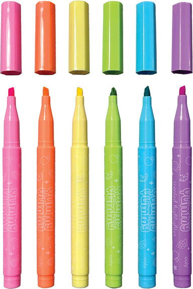 Yummy Yummy Scented Pastel Highlighters - 6 pk