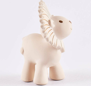 Lion Natural Organic Rubber Teether, Rattle & Bath Toy