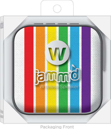 Rainbow Stripes - Jamm'D By Watchitude - Bluetooth Speaker