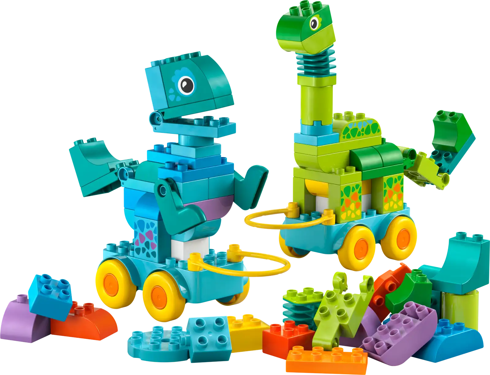 10451 3 in 1 Dinosaurs on Wheels