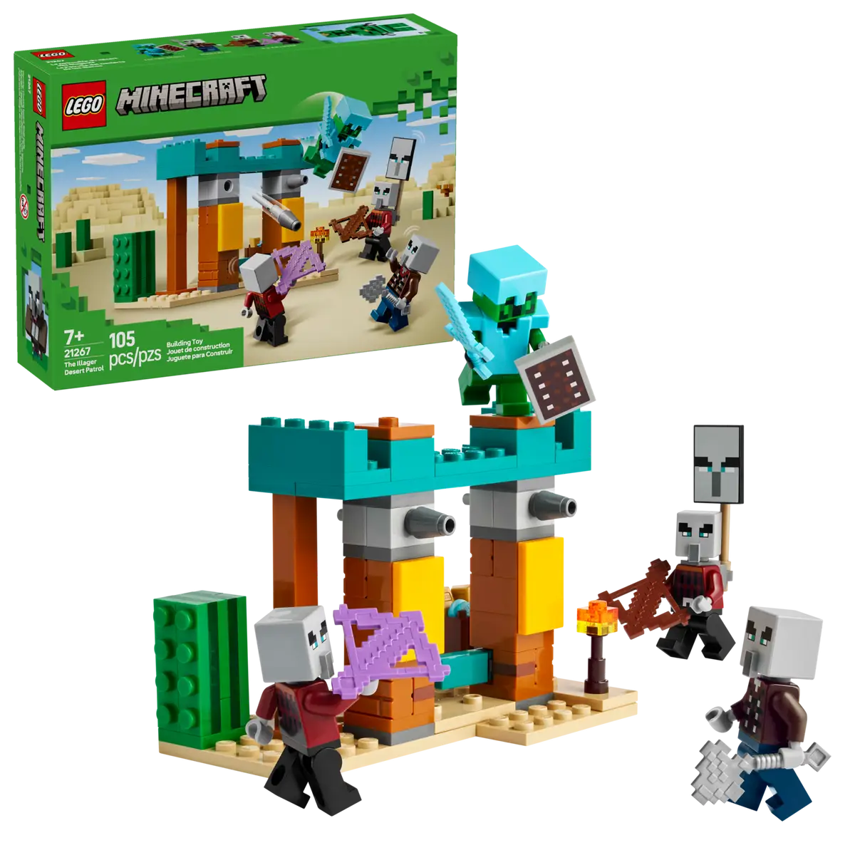 21267 The Illager Desert Patrol — Piccolo Mondo Toys 21267 The Illager Desert Patrol — Piccolo Mondo Toys
