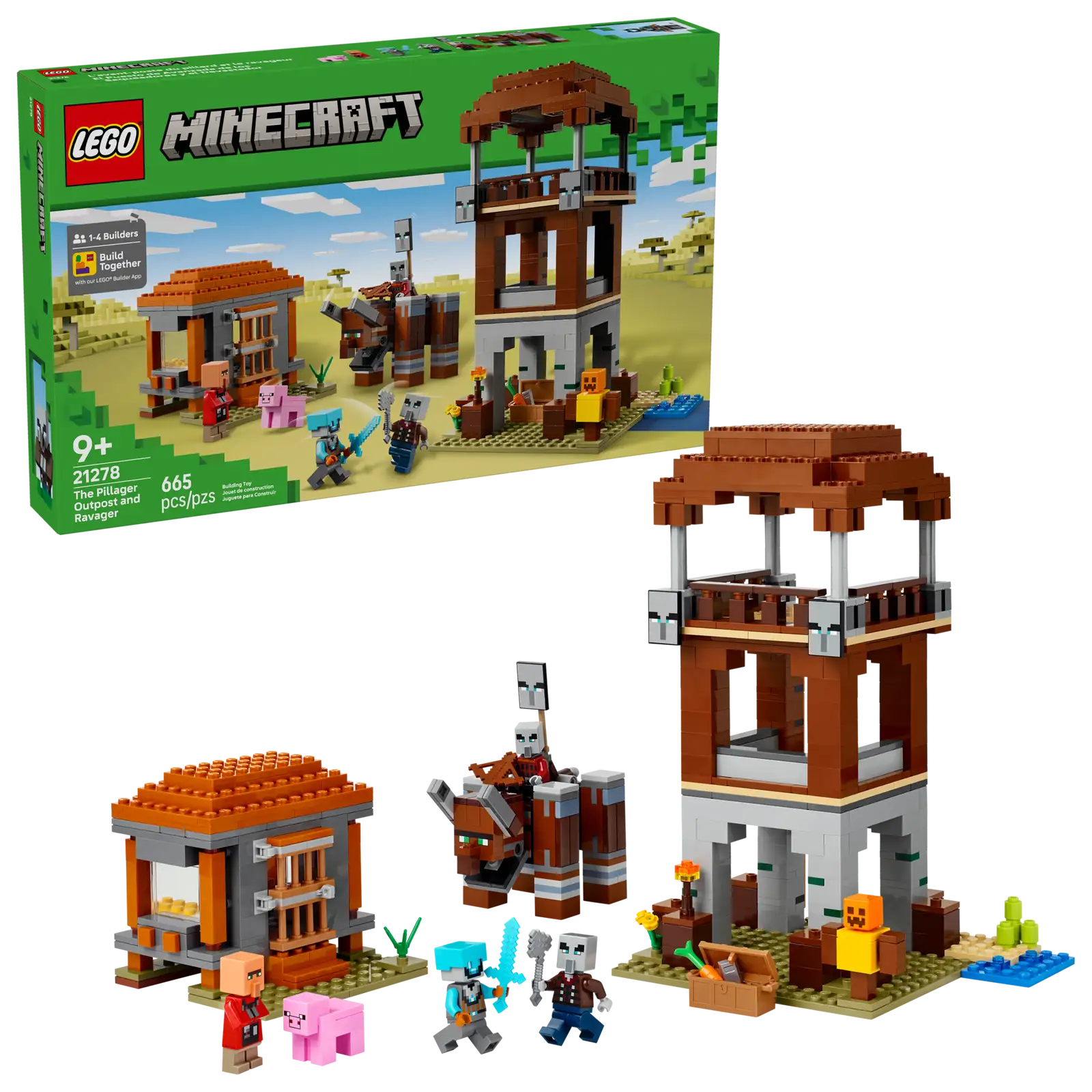 21278 The Pillager Outpost and Ravager