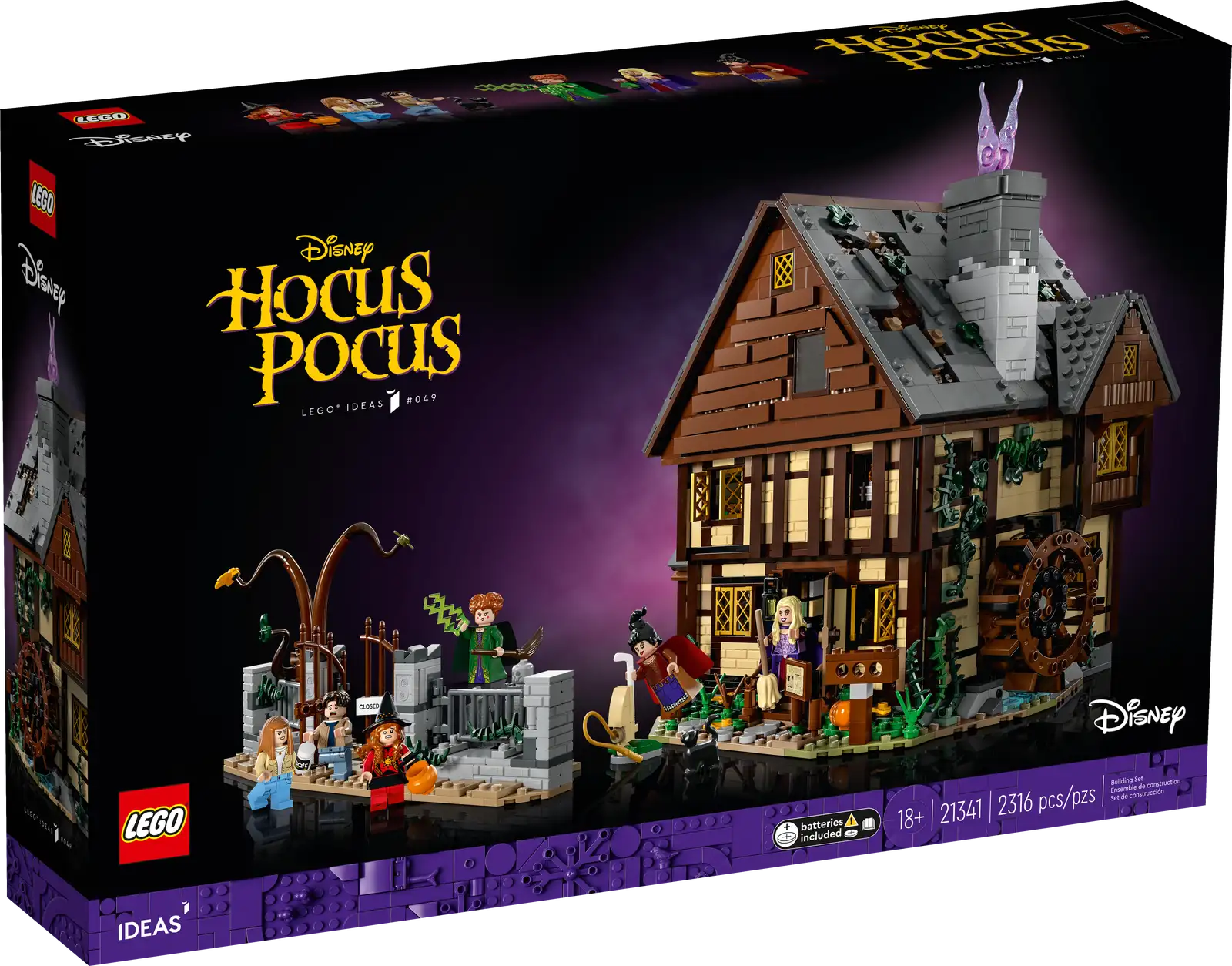21341 Disney Hocus Pocus the Sanderson's Sister's Cottage