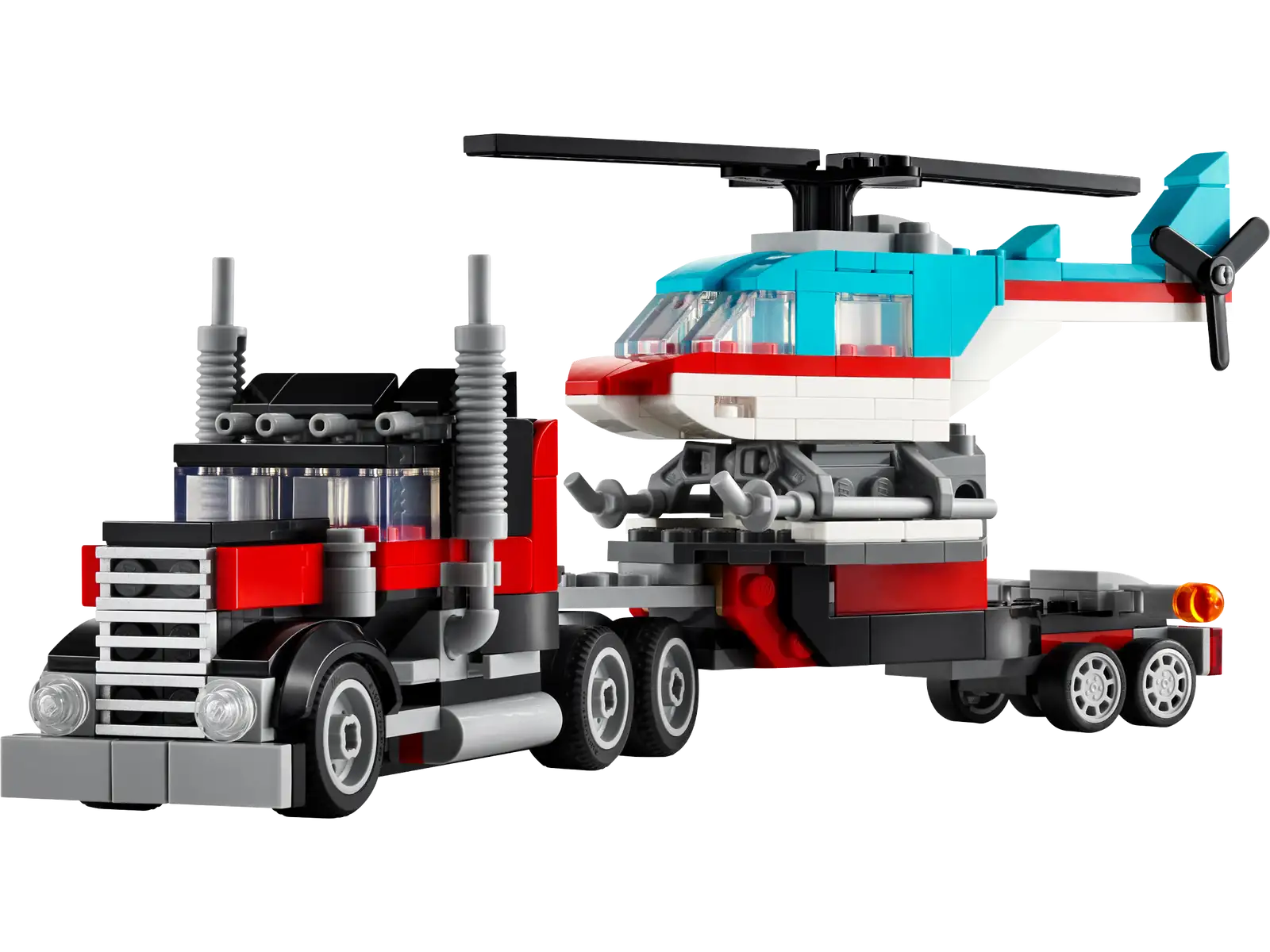 31146 Flatbed Truck with Helicopter