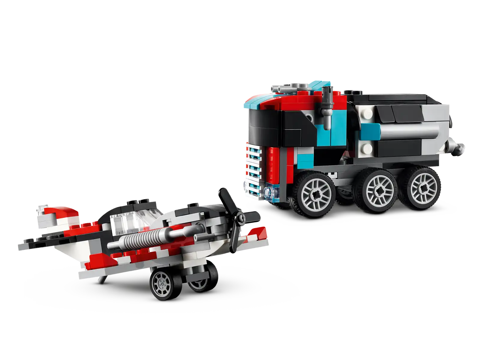 31146 Flatbed Truck with Helicopter