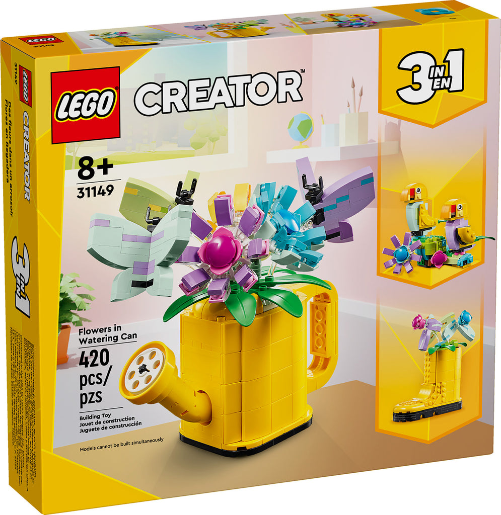ドイツブルーメンキンダー春　フラワーチルドレン　 3体セット 31149_Flowers_in_Watering_Can1