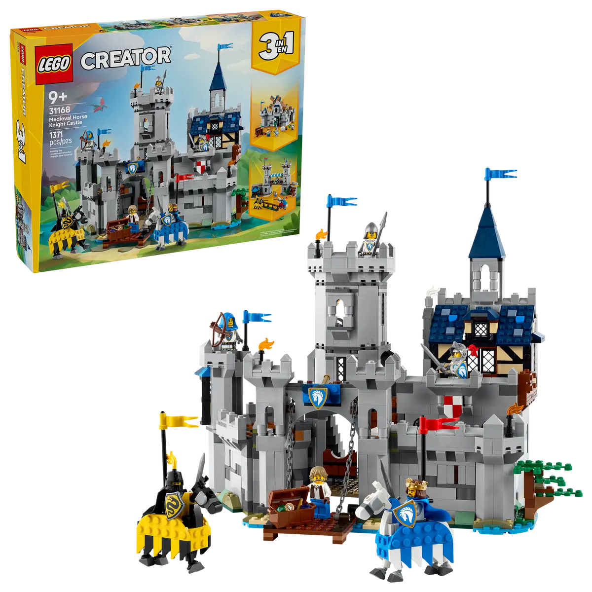 31168 Medieval Horse Knight Castle — Piccolo Mondo Toys