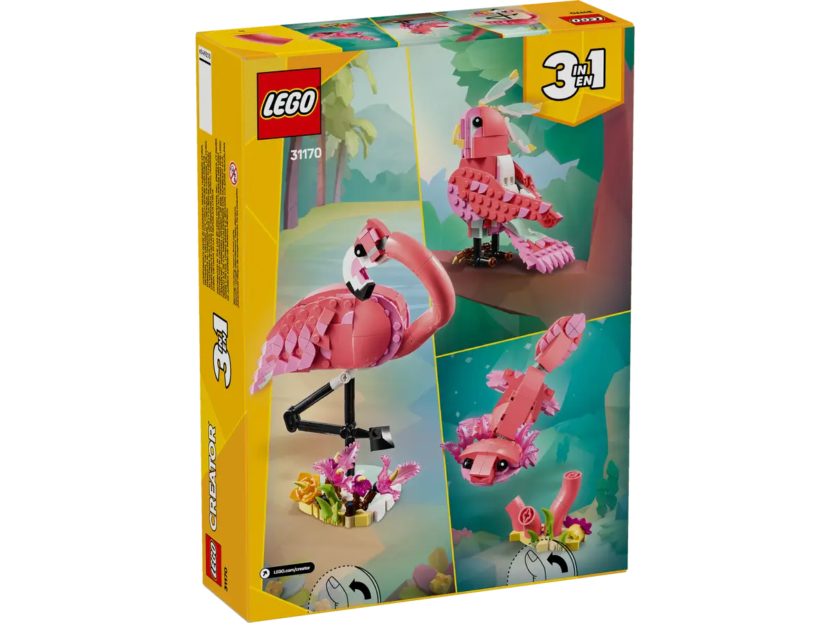 31170 Wild Animals Pink Flamingo