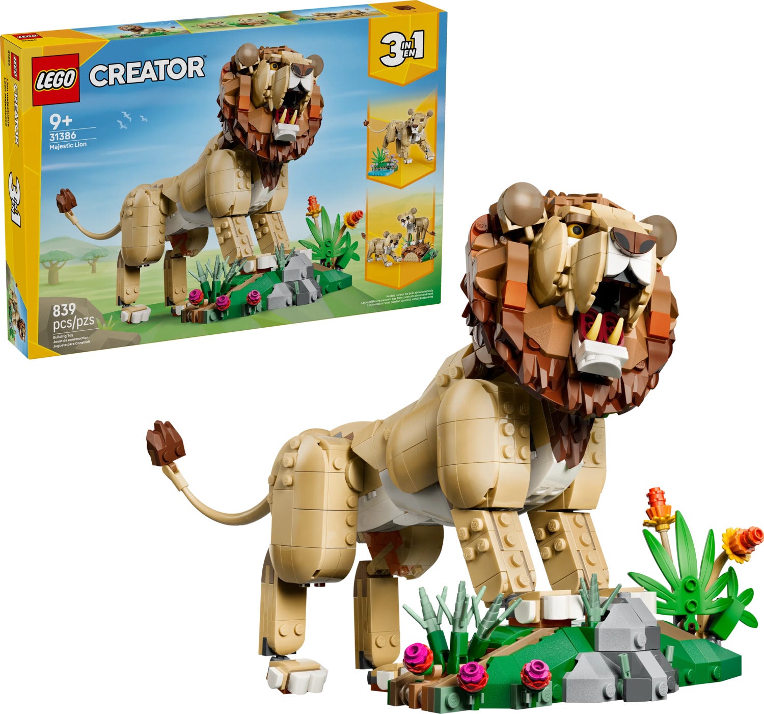 31386 Wild Animals: Majestic Lion