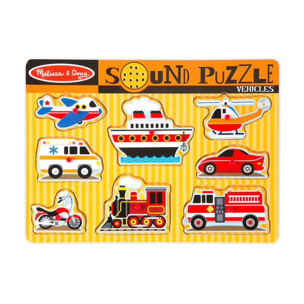 Vehicles Sound Puzzle — Piccolo Mondo Toys