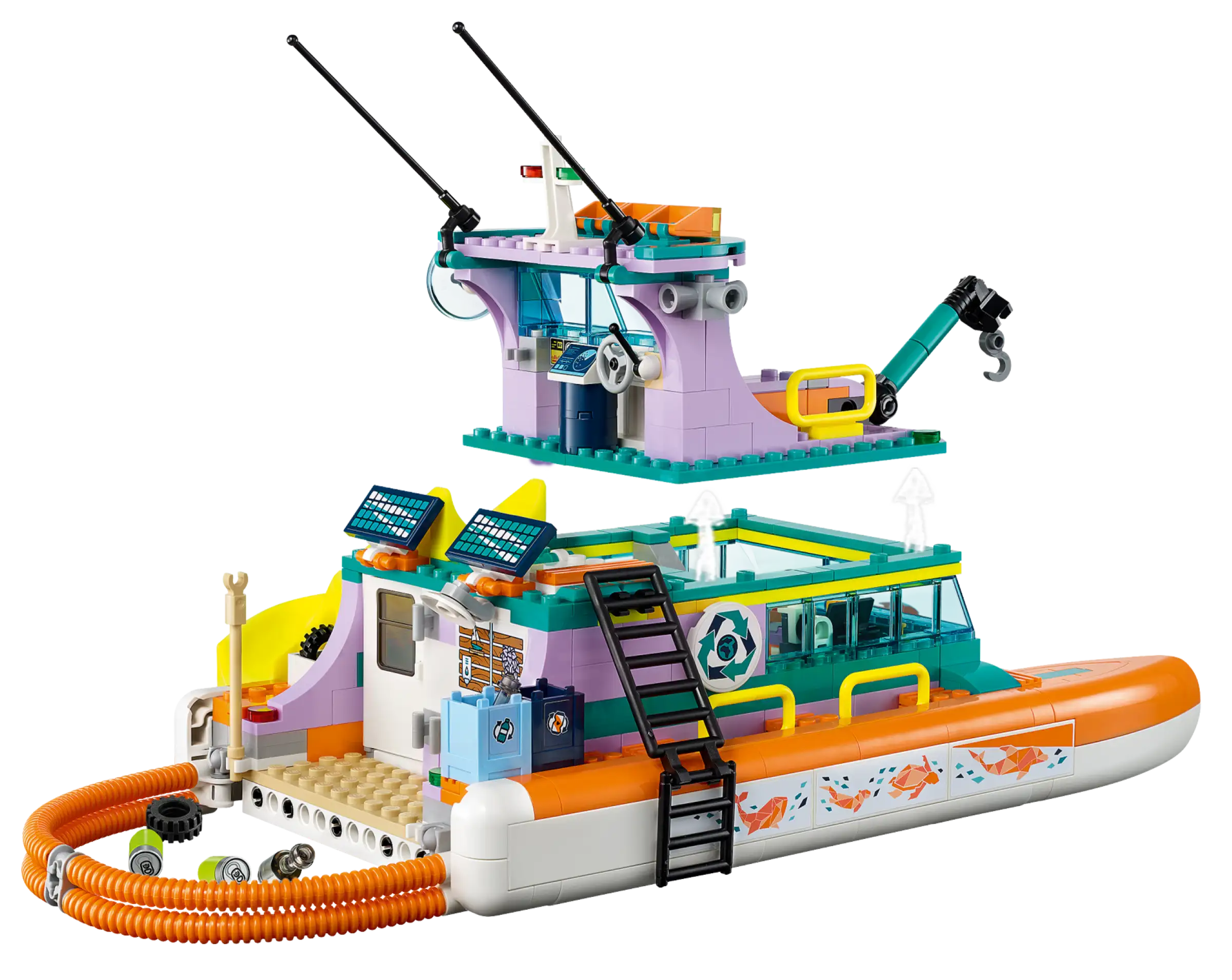 41734 Sea Rescue Boat — Piccolo Mondo Toys 41734 Sea Rescue Boat — Piccolo Mondo Toys