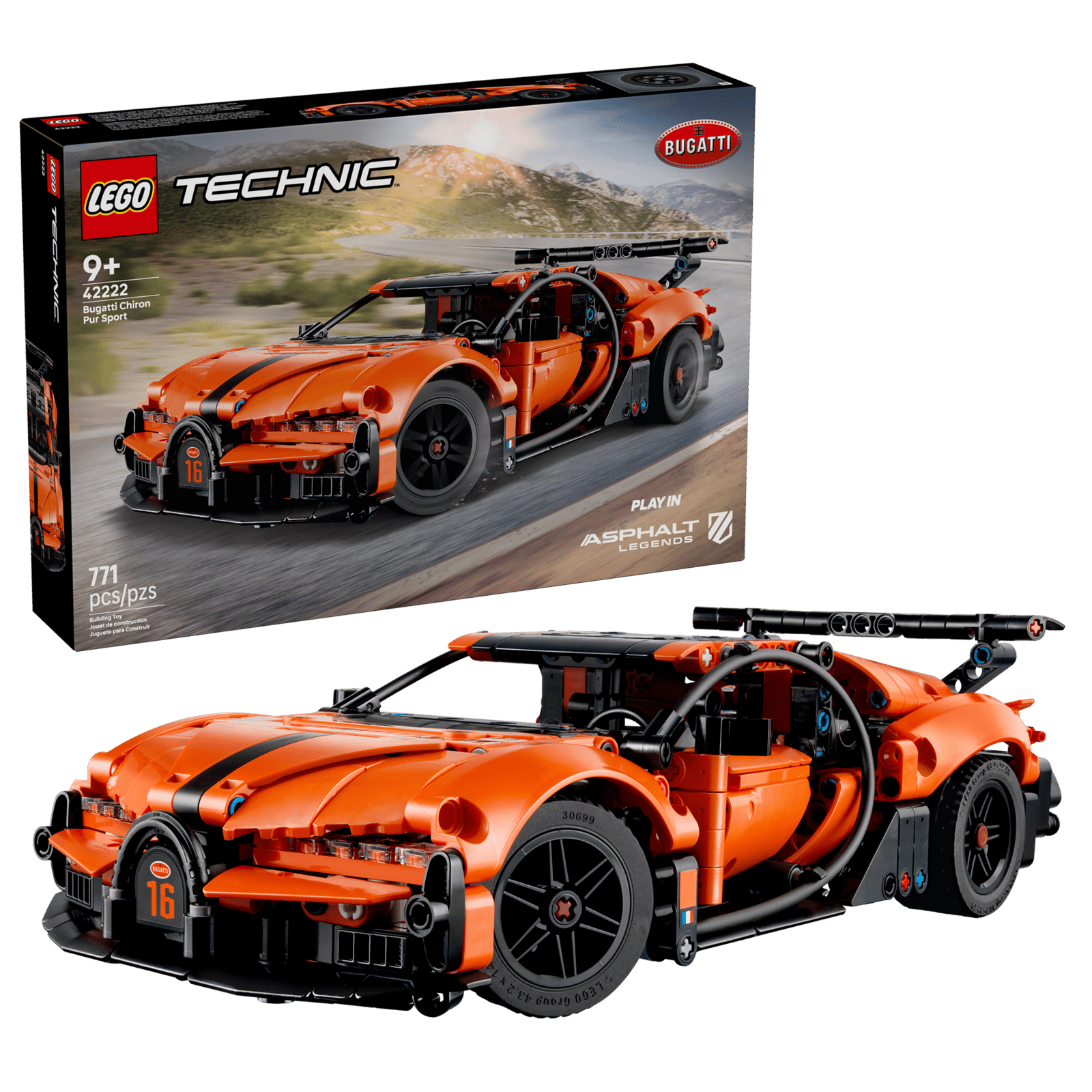 42222 Bugatti Chiron Pur Sport Hypercar