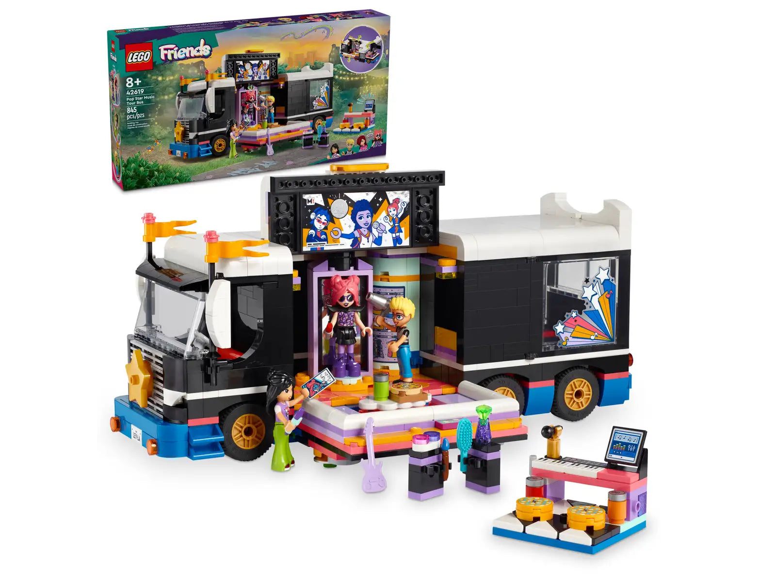 42619 Pop Star Music Tour Bus — Piccolo Mondo Toys 42619 Pop Star Music Tour Bus — Piccolo Mondo Toys
