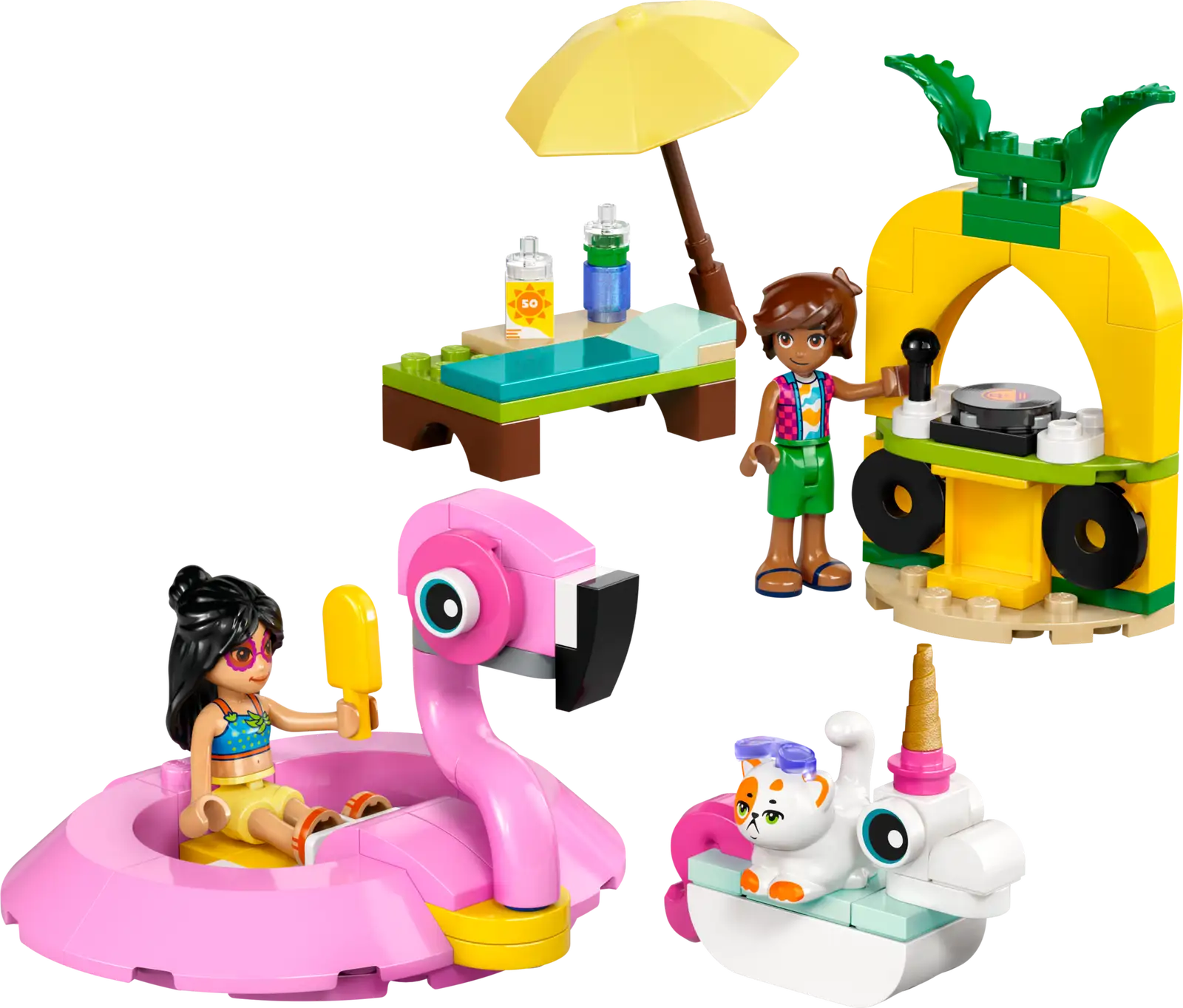 42658 Unicorn & Flamingo Pool Party