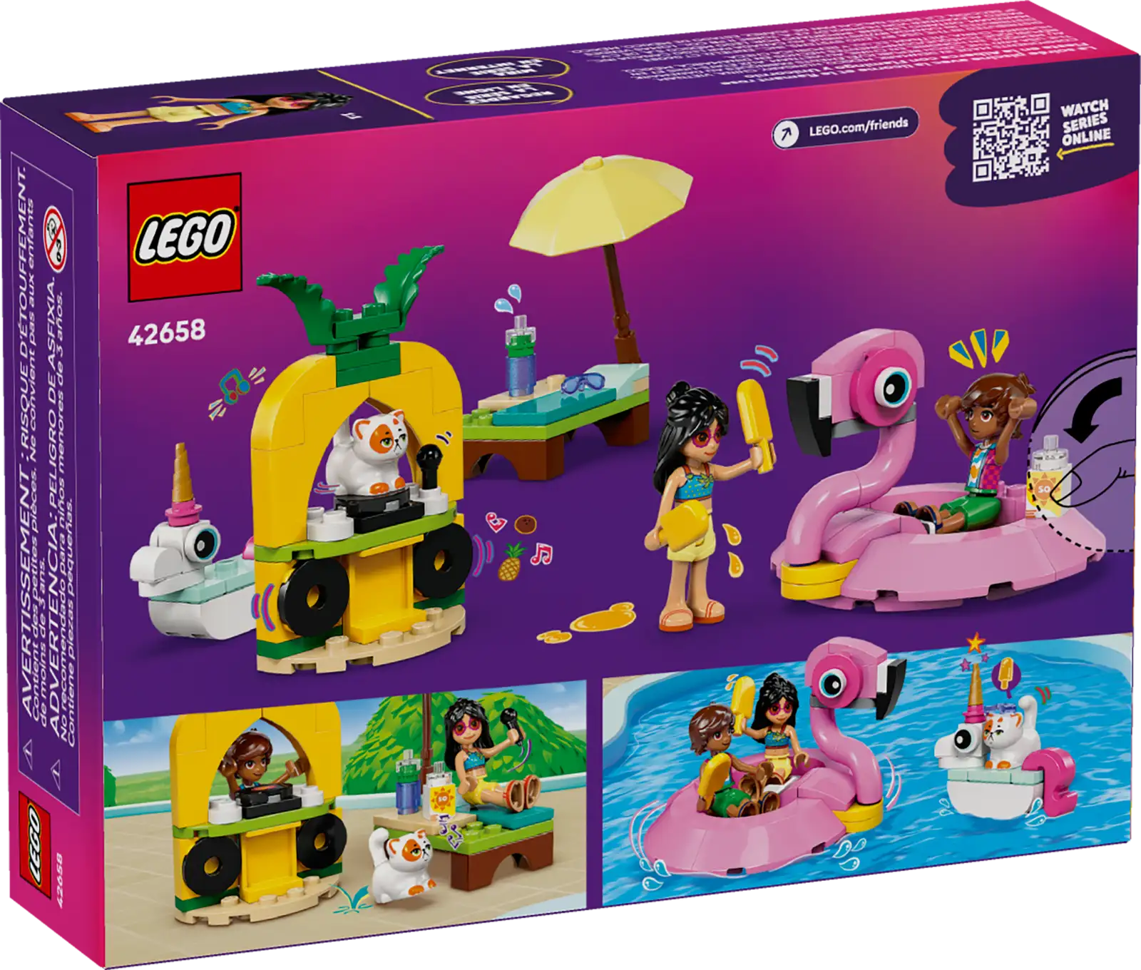 42658 Unicorn & Flamingo Pool Party