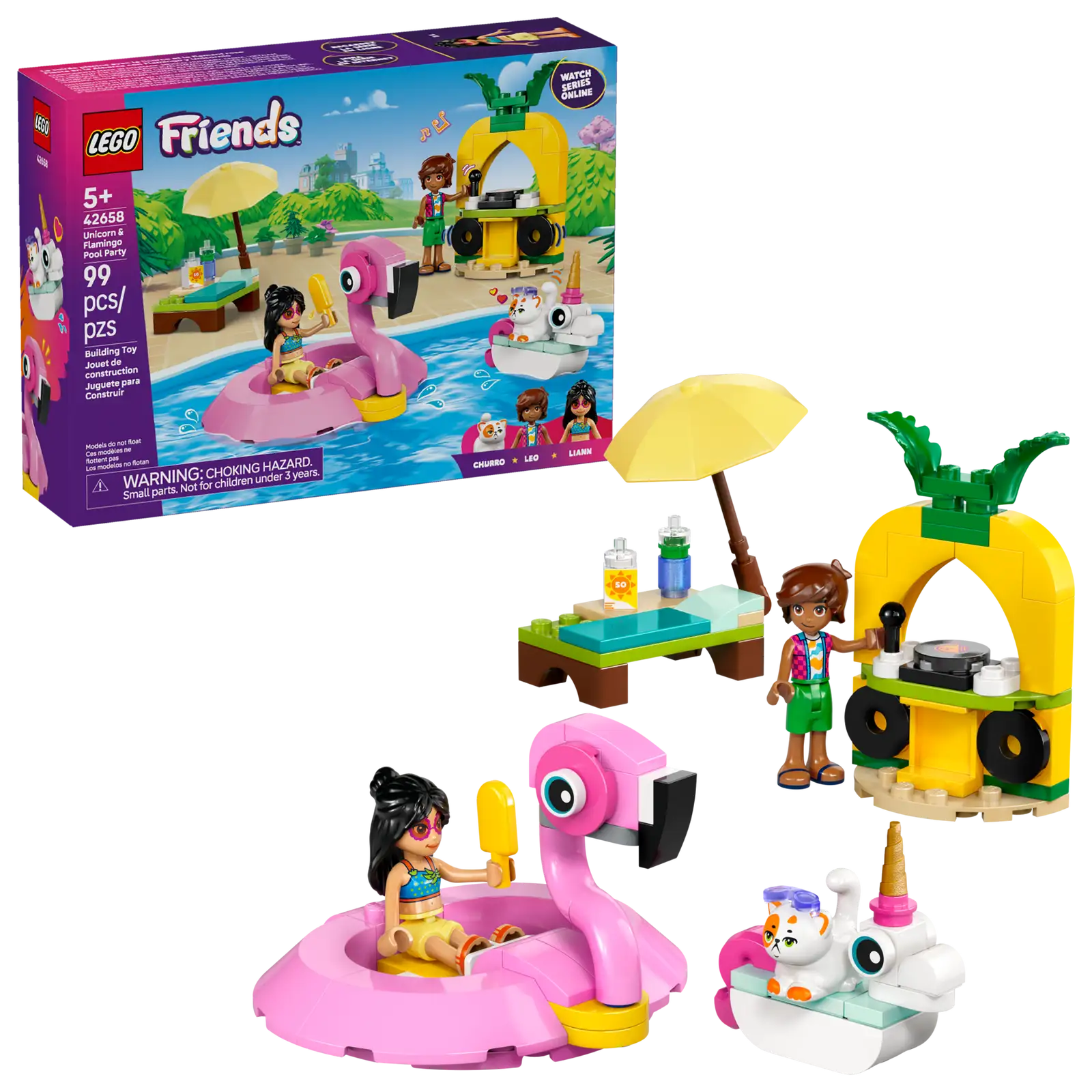 42658 Unicorn & Flamingo Pool Party