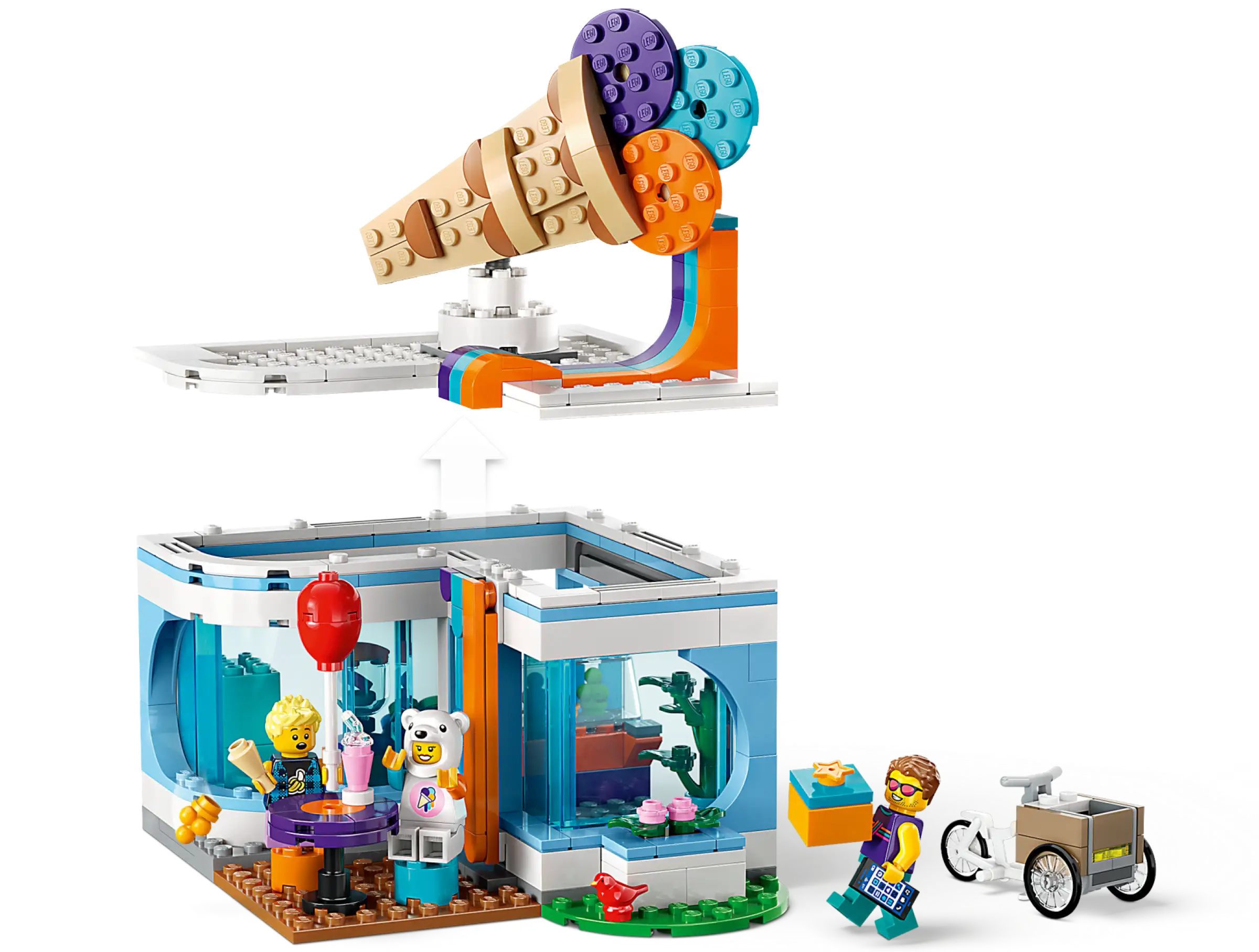 Lego ice hot sale cream shop