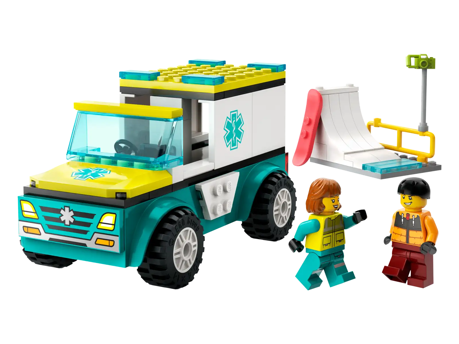 60403 Emergency Ambulance and Snowboarder