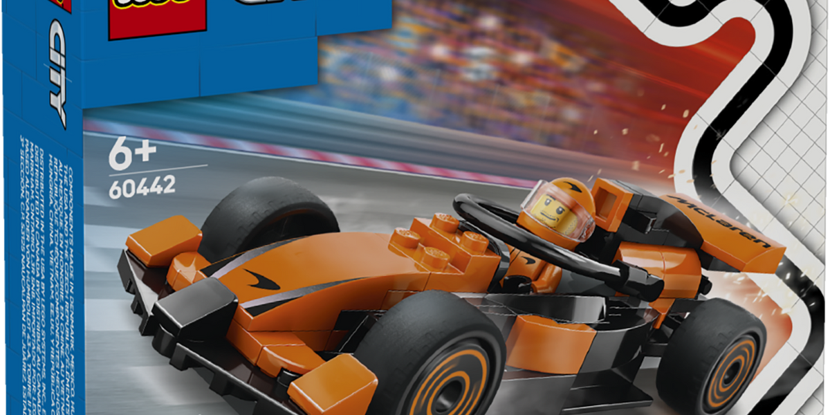 60442 F1® Driver with McLaren Race Car — Piccolo Mondo Toys