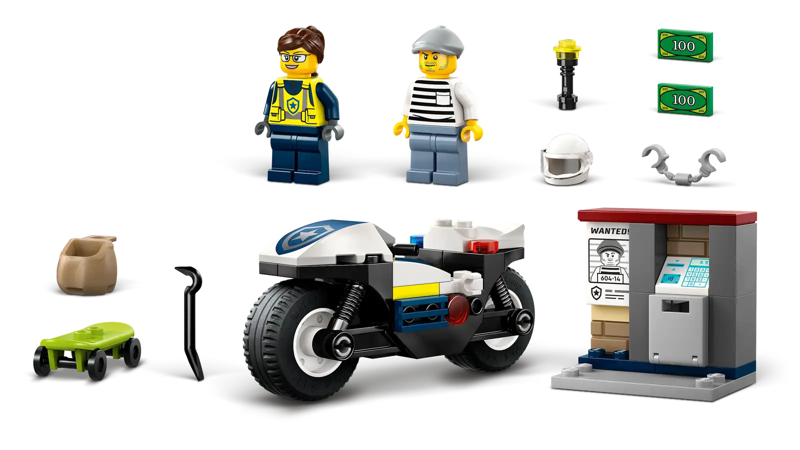60455 Police Motorcycle chase
