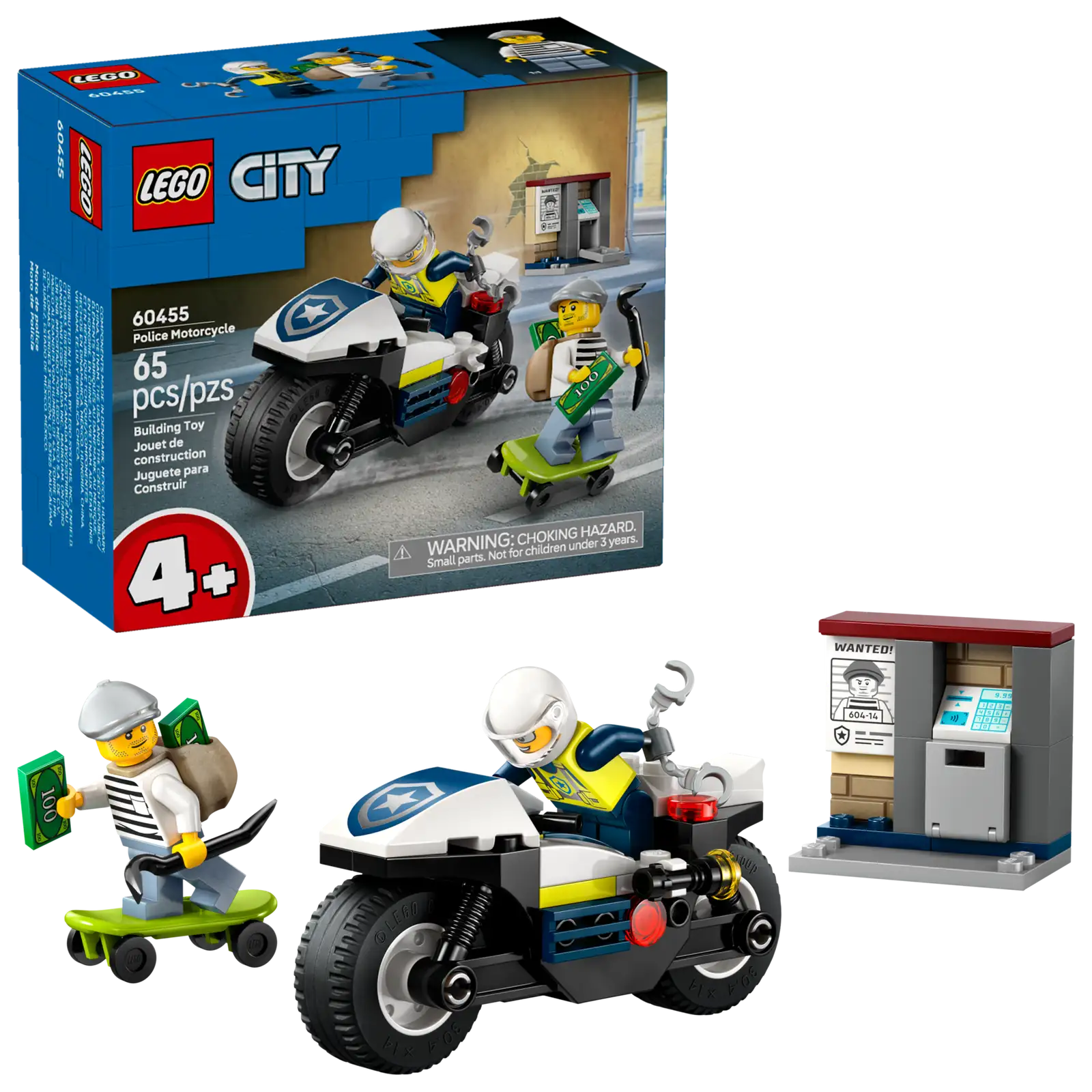 60455 Police Motorcycle chase
