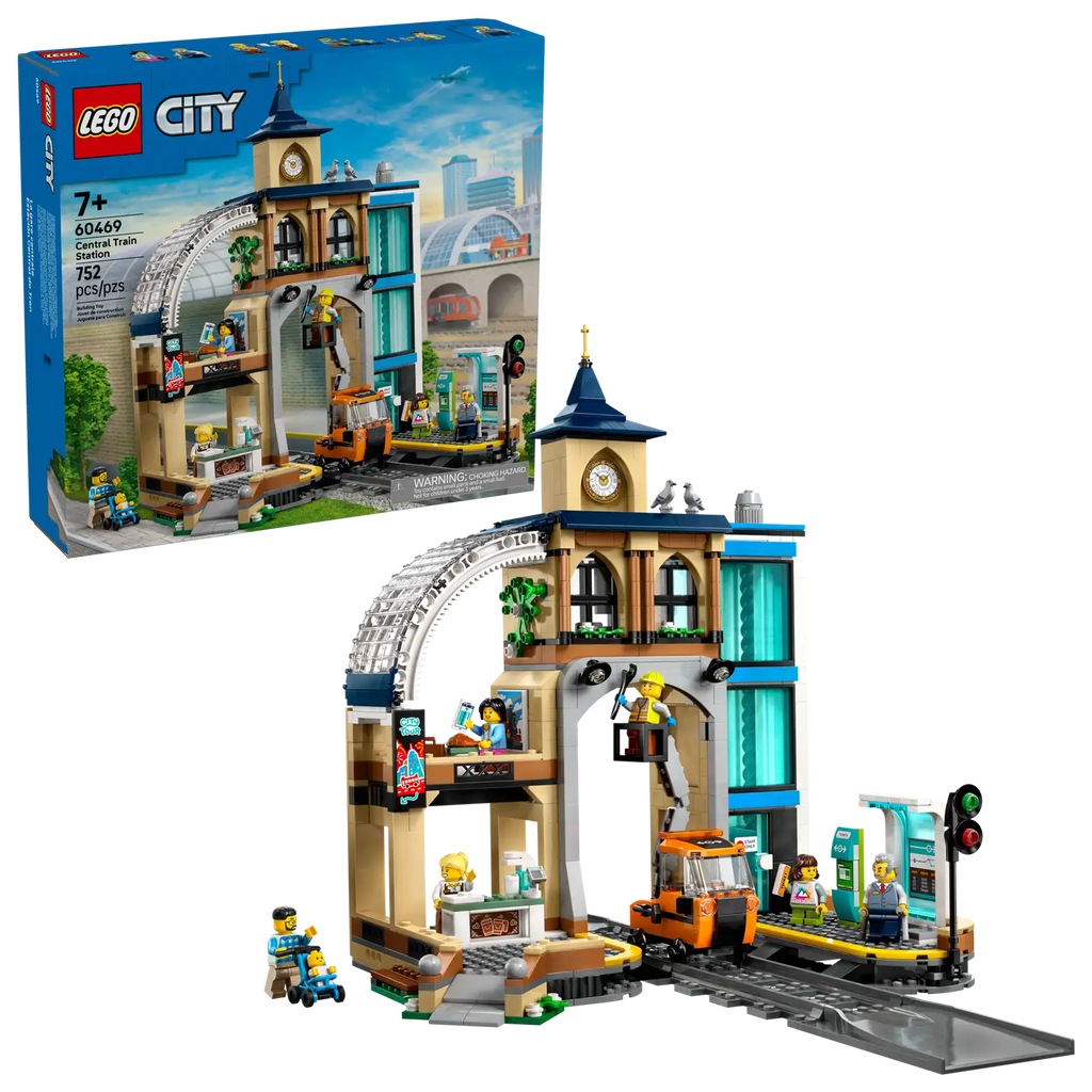 60469 Central Train Station — Piccolo Mondo Toys