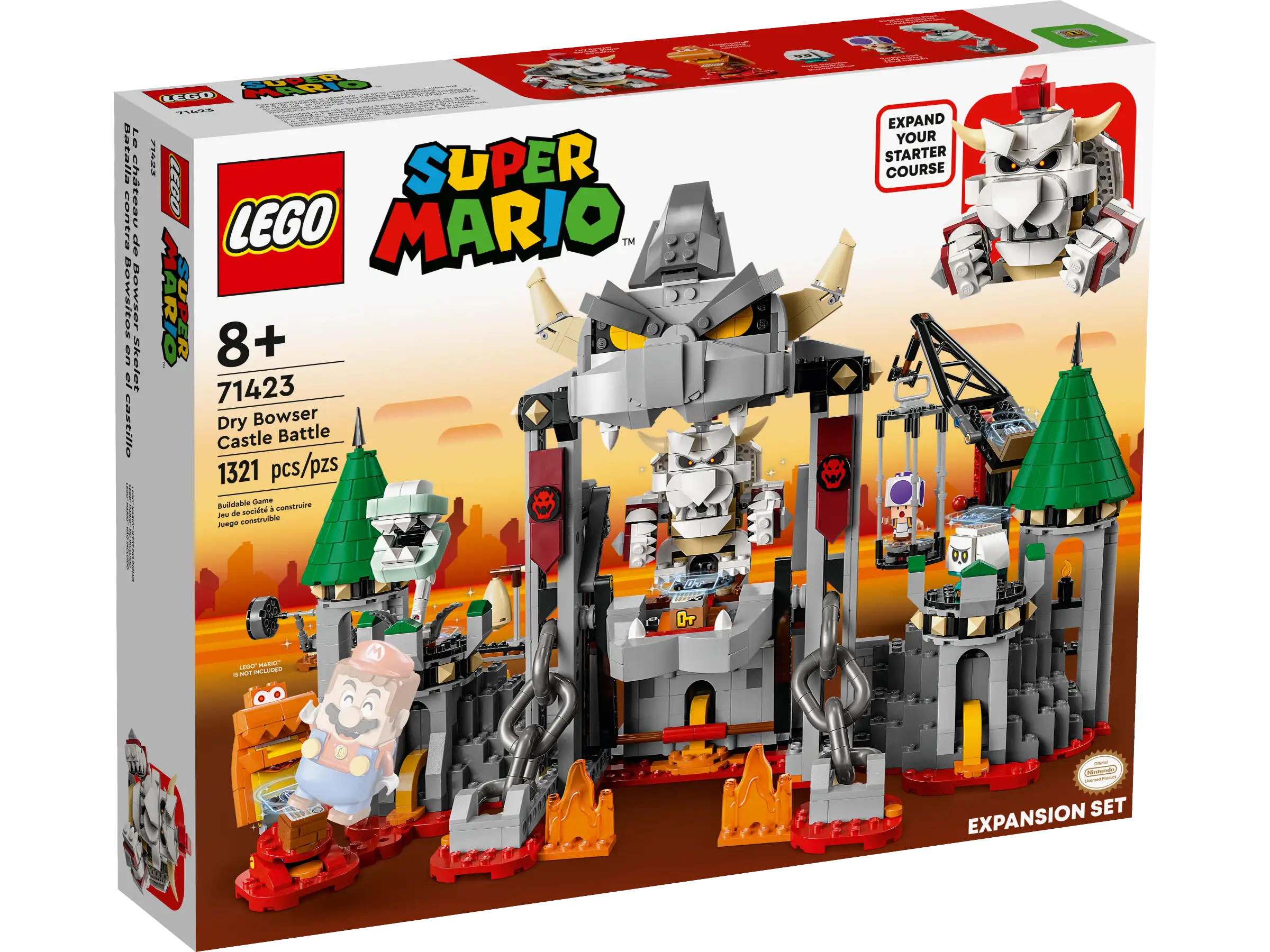 71423 Dry Bowser Castle Battle Expansion Set