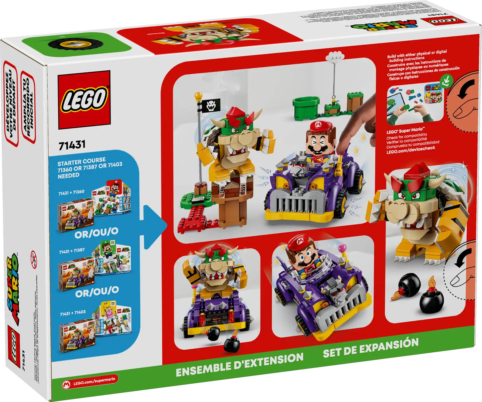 71431 Bowser's Muscle Car Expansion Set