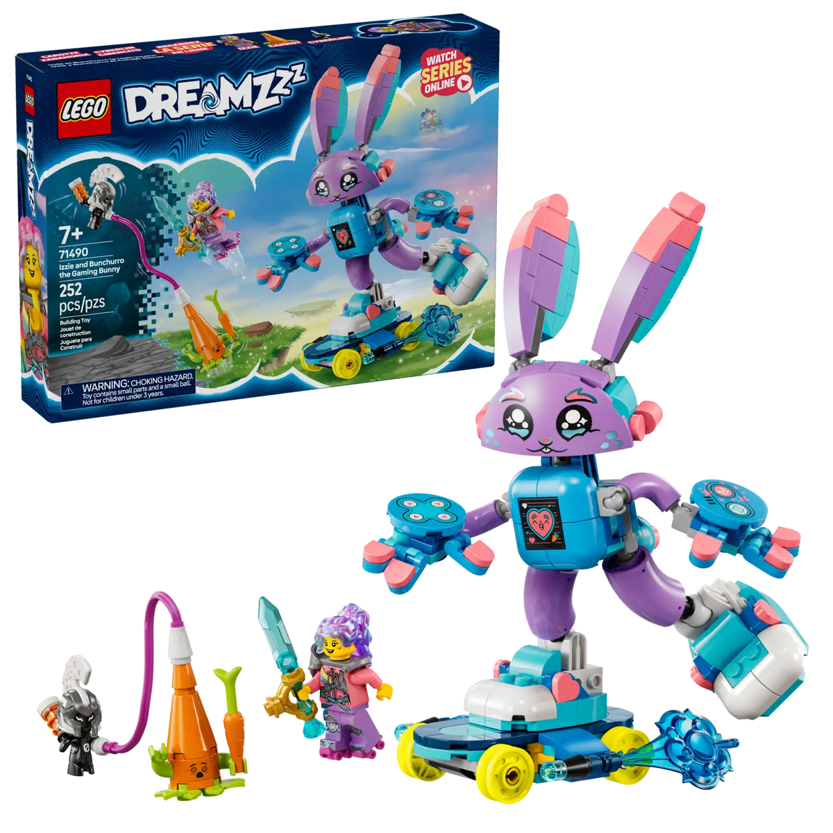 71490 Izzie and Bunchurro the Gaming Bunny — Piccolo Mondo Toys