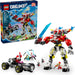 71497 Cooper's Tiger Mech & Zero's Hot Rod Car