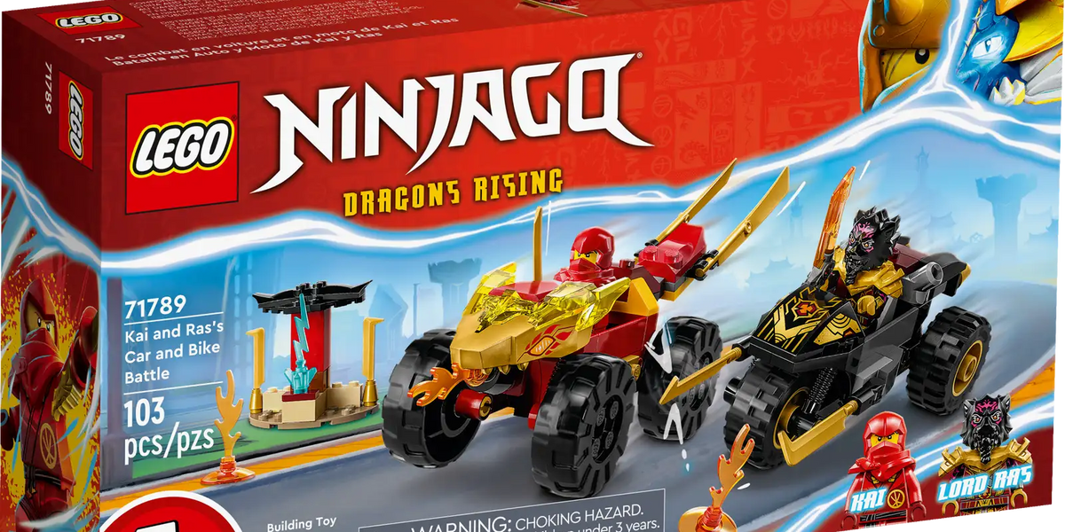 LEGO® NINJAGO 71789 Le Combat en Voiture et en Moto de Kai et Ras