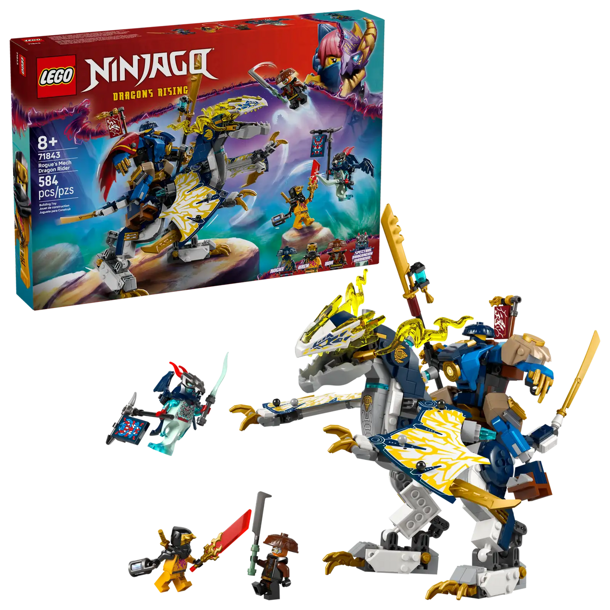 71843 Rogue's Mech Dragon Rider — Piccolo Mondo Toys