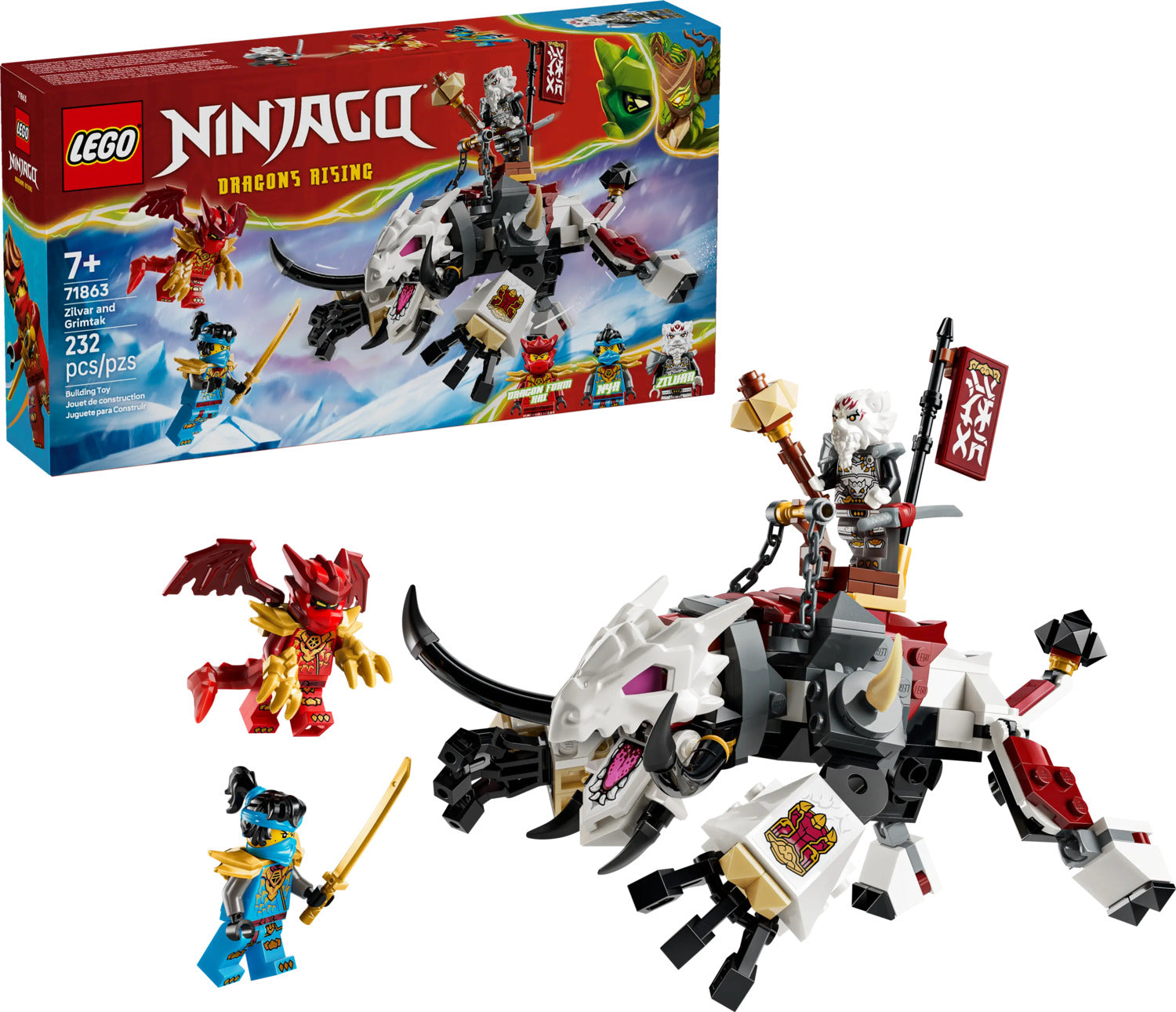 71863 Zilvar and Grimtak the Dragon Beast
