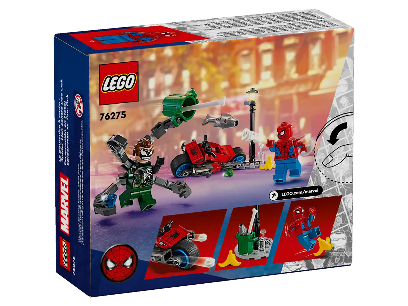 Lego spider man bike sales