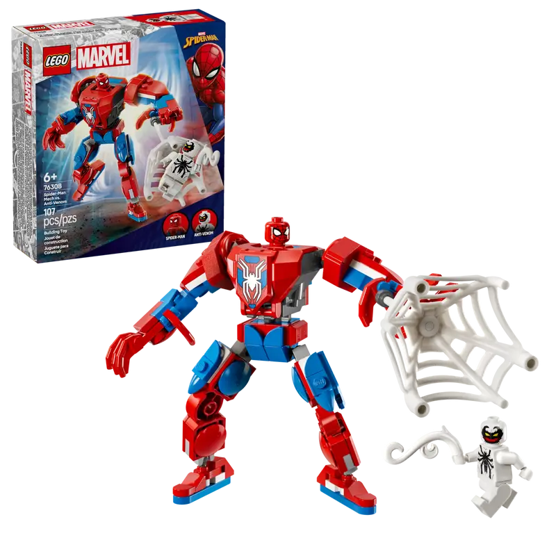 76308 Spider-Man Mech vs. Anti-Venom — Piccolo Mondo Toys 76308 Spider-Man Mech vs. Anti-Venom — Piccolo Mondo Toys