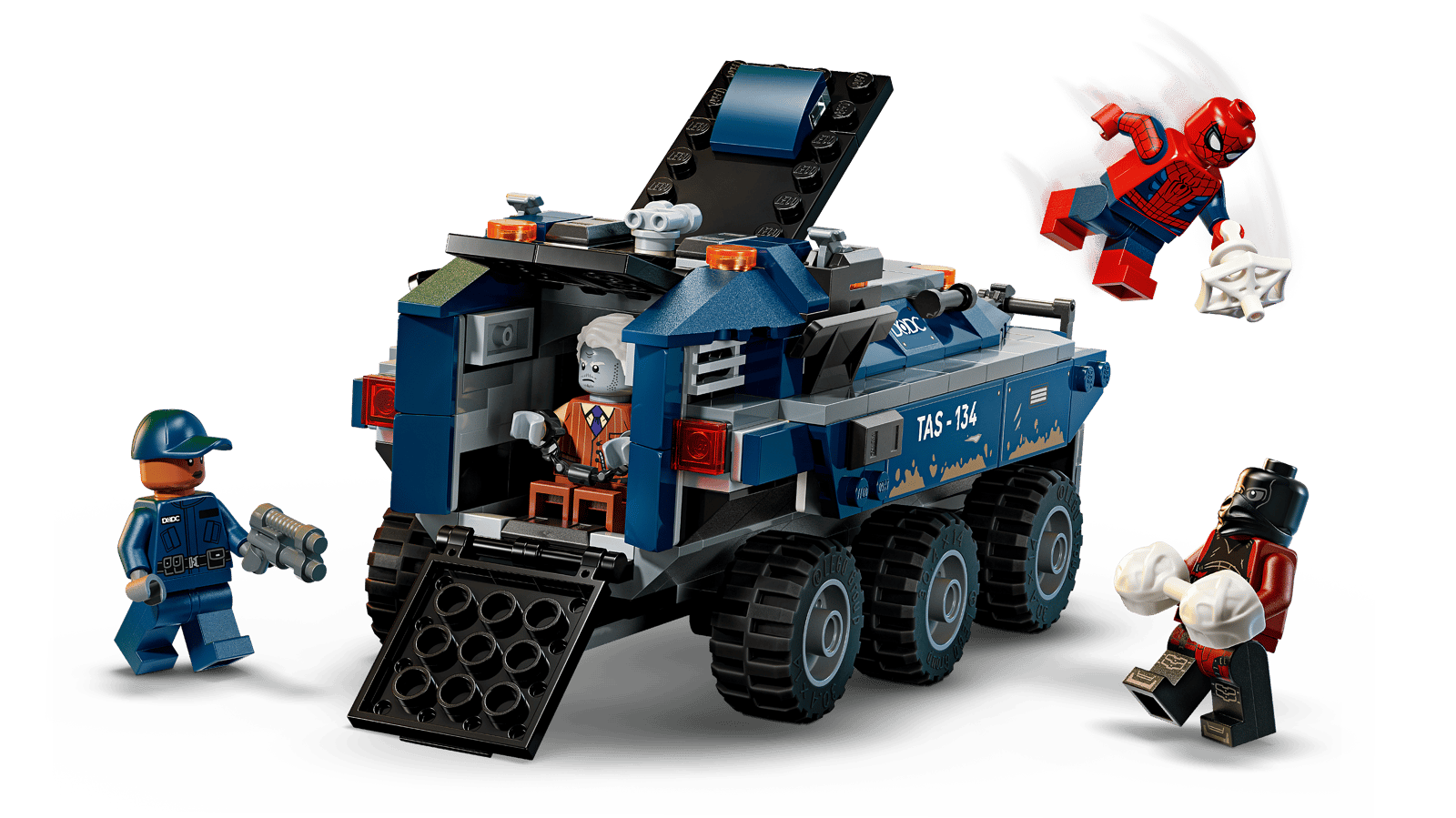 76349 Spider-Man Prison Transport Chase
