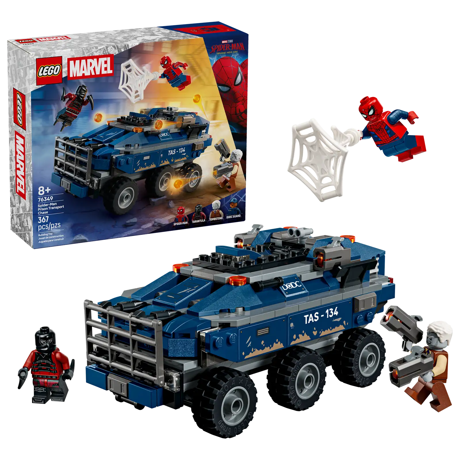 76349 Spider-Man Prison Transport Chase