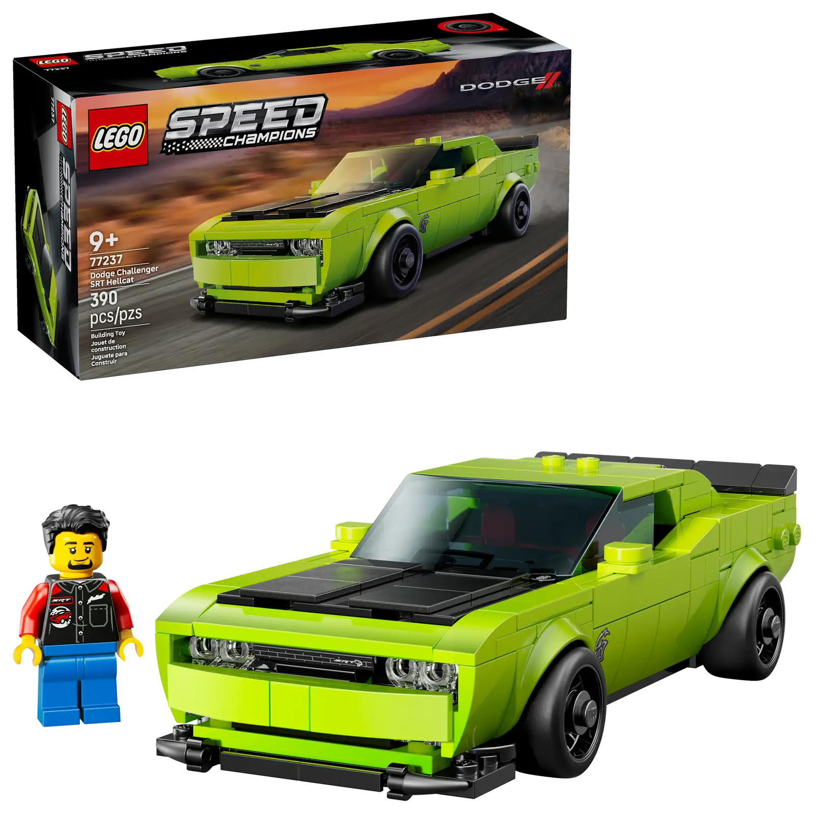 77237 Dodge Challenger SRT Hellcat Sports Car — Piccolo Mondo Toys