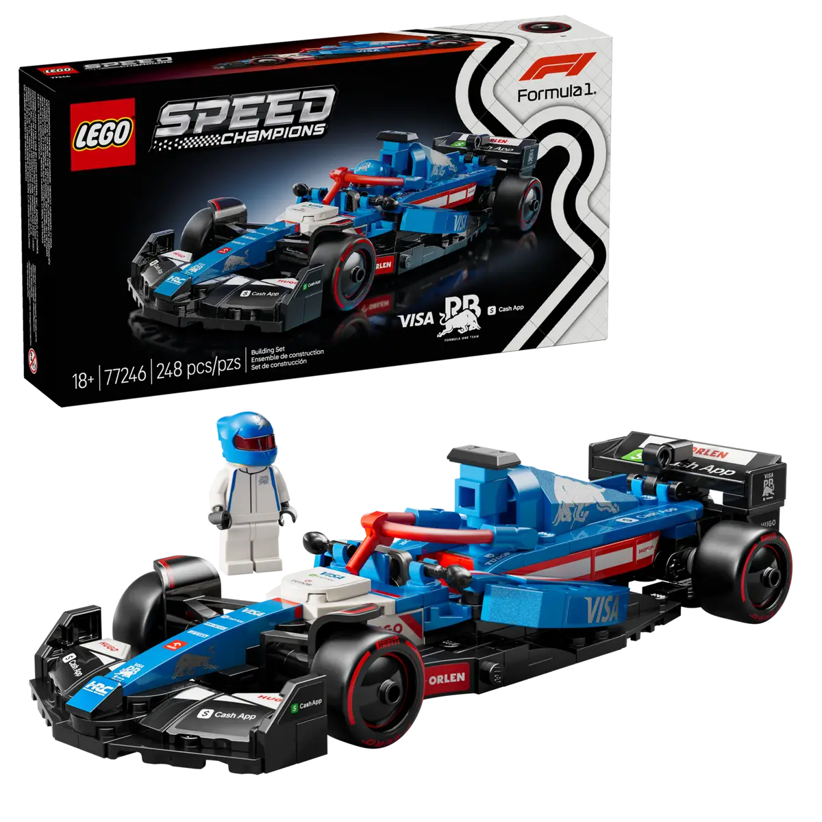 77246 Visa Cash App RB VCARB 01 F1® Race Car