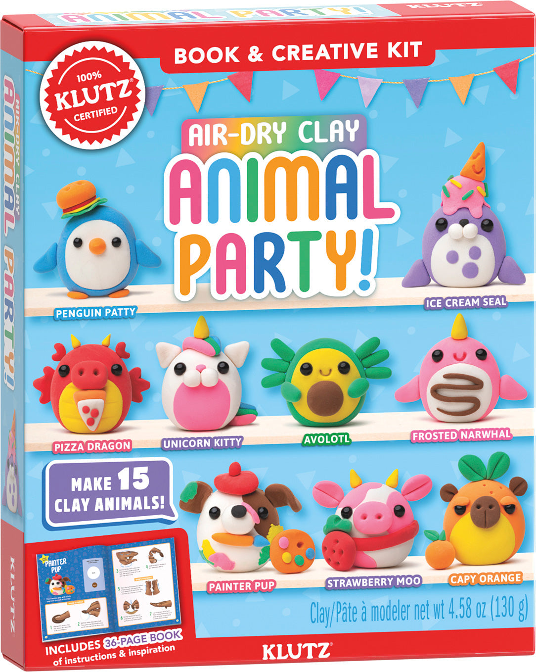 Air Dry Clay Animal Party! Kit