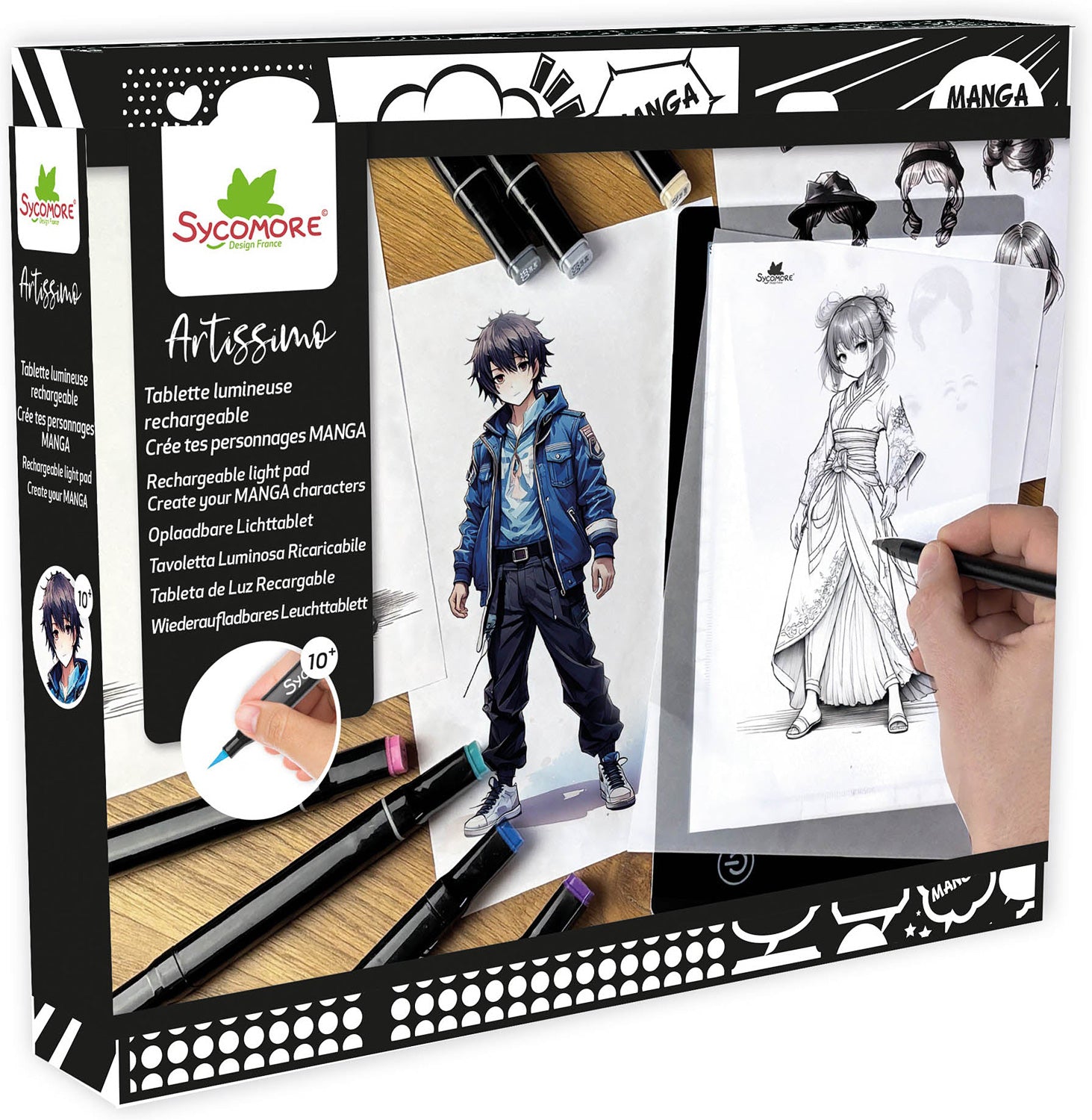 Artissimo Create Your Manga Characters Rechargeable Light Pad