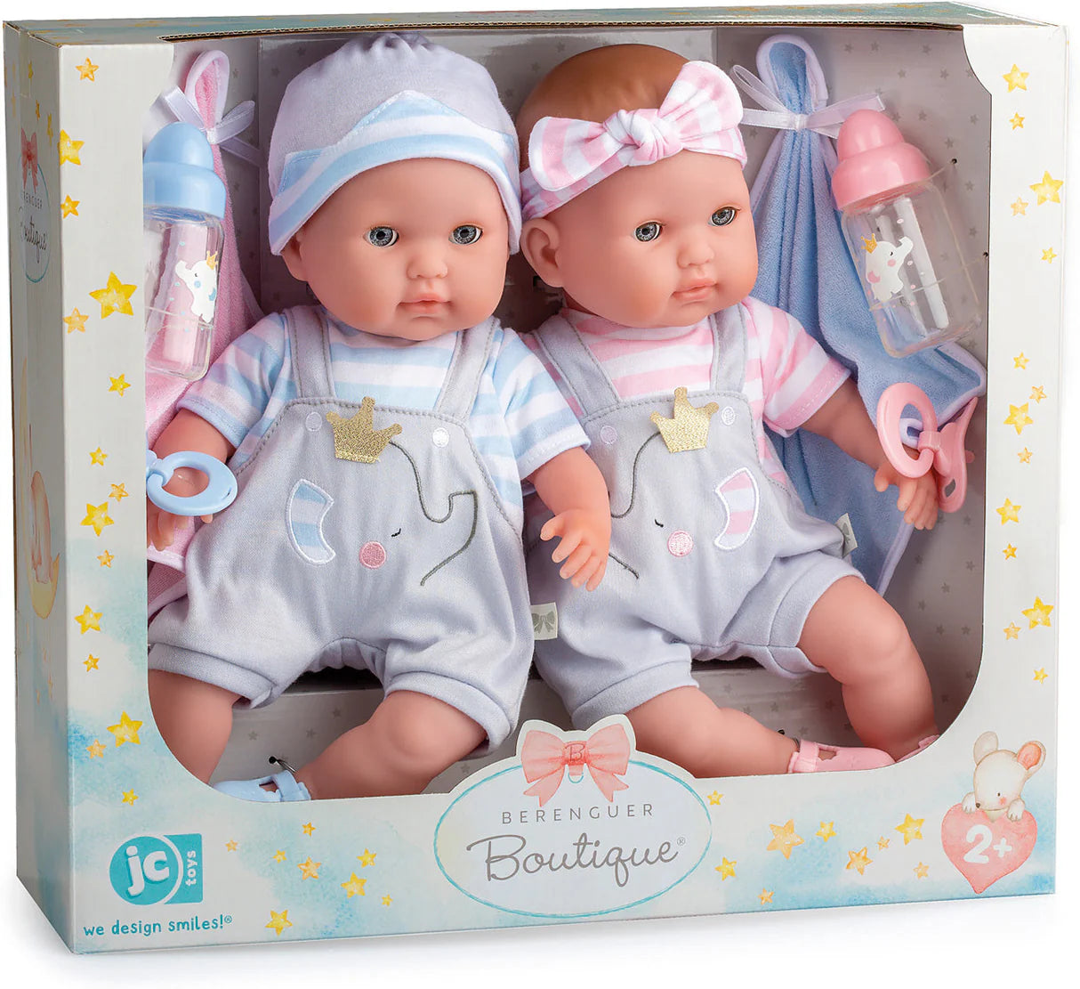 Baby Doll 15" Twins Gift Set