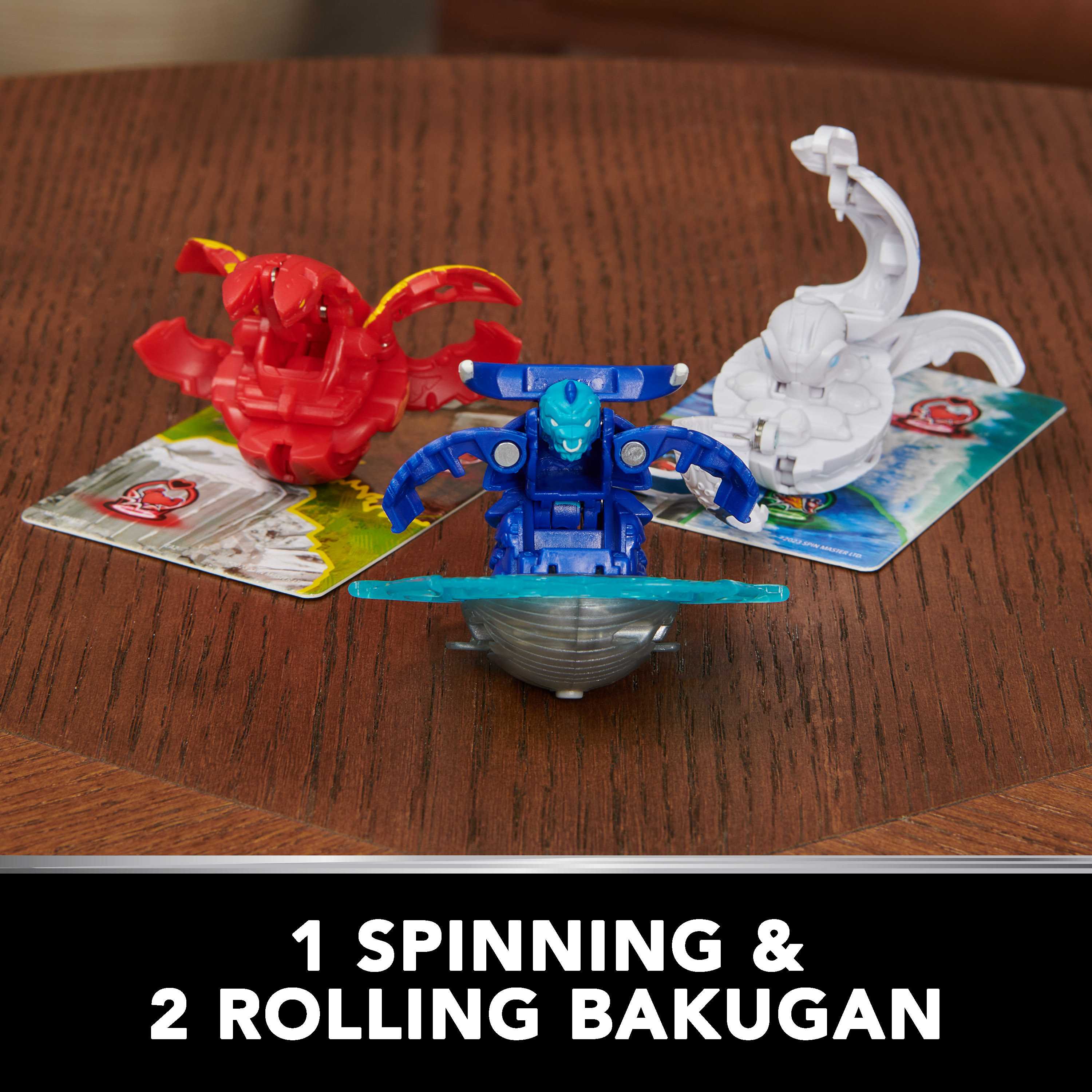 Bakugan Starter 3-Pack Special Attack Dragonoid, Nillious, Hammerhead