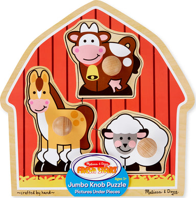 Barnyd Animals Jumbo Knob Puzzle