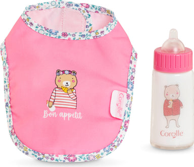 Bib & Magic Milk Bottle for 14" Dolls